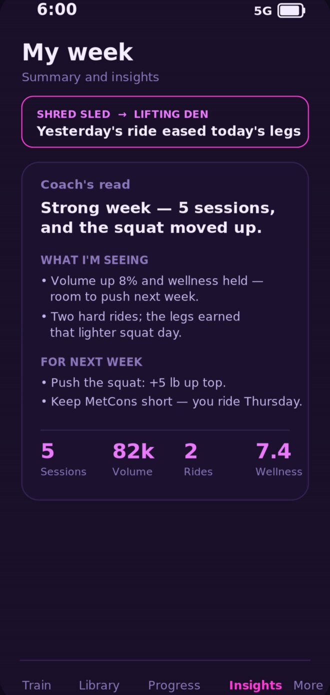 Daddy HQ — a hard ride easing the next leg day